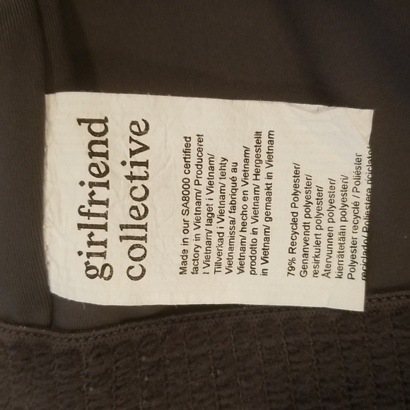 💕GIRLFRIEND COLLECTIVE💕 Topanga Bra ~ Moon Charcoal Gray Dark Gray XXL NWT - Picture 14 of 14